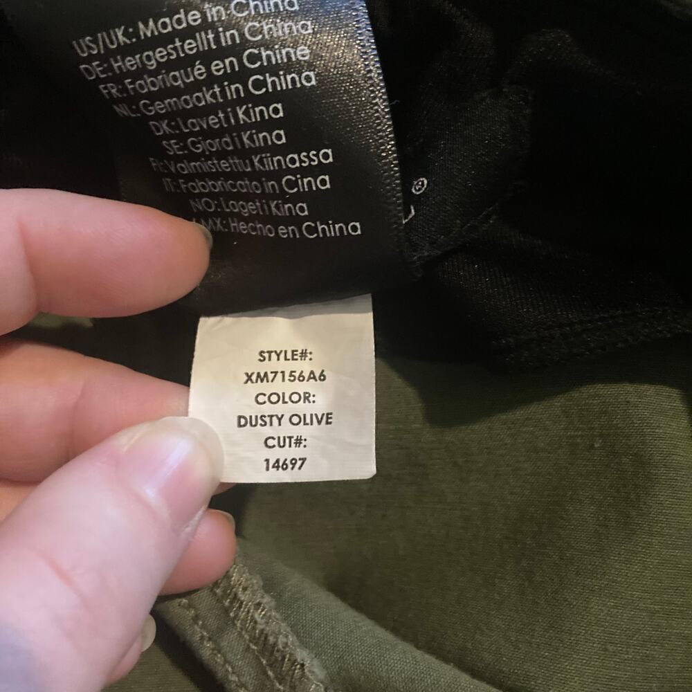 Liverpool Women's Olive High Waisted Trousers Size 12 - Picture 8 of 8